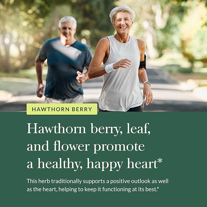 Gaia Herbs Hawthorn Supreme - Hawthorn Berry Supplement to Support Heart Health - for Use at Every Age and Stage to Sustain and Support The Heart - 60 Vegan Liquid Phyto-Capsules (30-Day Supply)