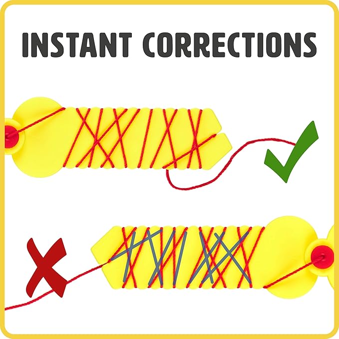 LEARNING WRAP-UPS SELF-CORRECTING Multiplication Keys, Self Correcting Math Tool for Kids Grade Level 2-6, Yellow, (K103-SB)
