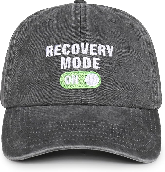 InnoBeta Get Well Soon Gifts Cap for Women, Men - Adjustable Vintage Washed Cotton Embroidered Hat