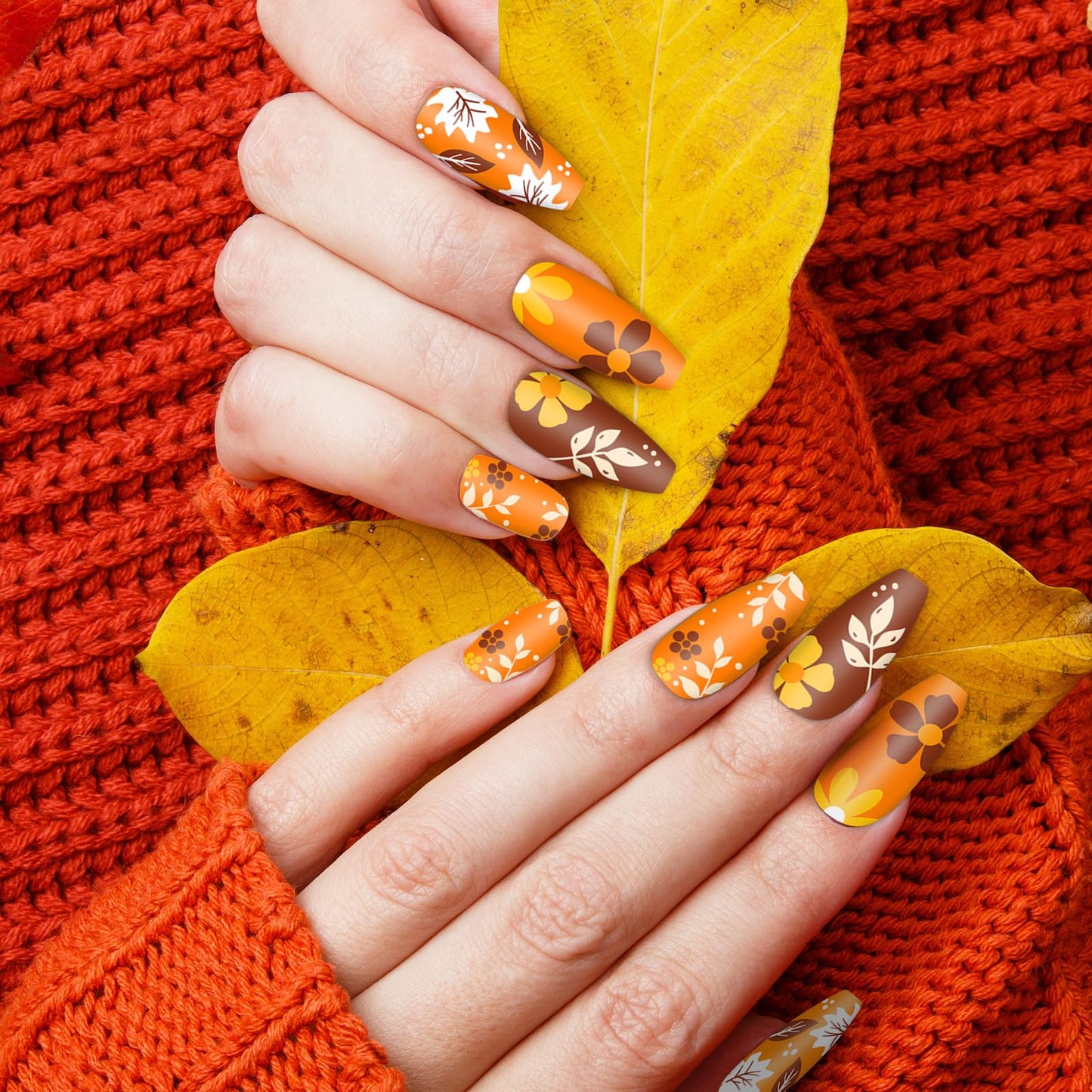 Whaline 6Pcs Fall Halloween Christmas Nail Plates Stamping Set Pumpkin Ghost Snowman Stamp Templates Nail Art Plates for DIY Pri