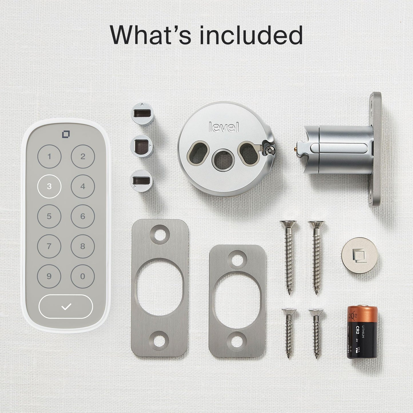 Level Bolt Smart Deadbolt with Keypad - Make Your Lock Smart & Keep Your Existing Hardware and Keys - Keyless Entry via Level App (iOS & Android) - Works with Apple Home