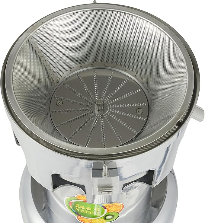 370W Commercial Fruit Juicer, Slag Juice Separation Juicer Machine, 2.8L Stainless Steel Pure Juice Extractor, 2800RPM, Low Noise, Automatic Pulp Separator, for Home, Restaurant, Cafe
