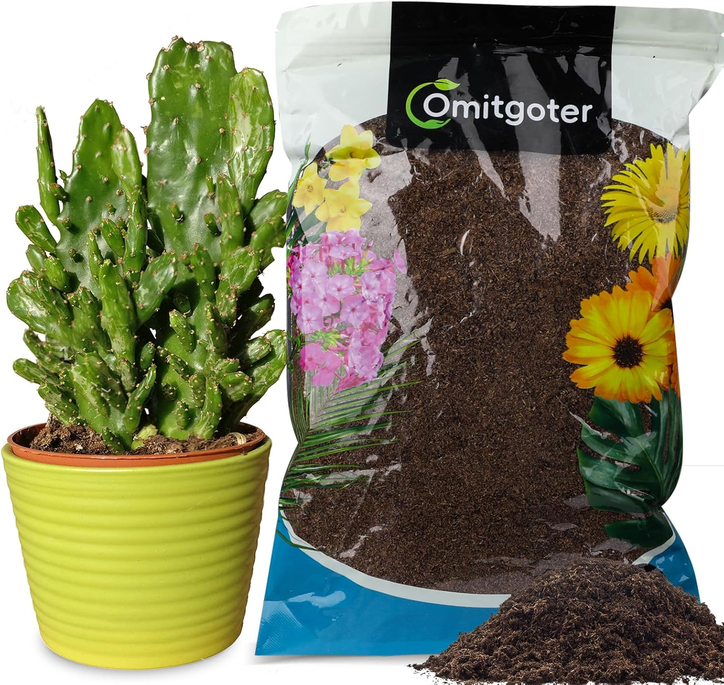 Sphagnum Peat Moss for Plants 1qt, Organic Garden Growing Soil Amendment and Media for Flowers, Vegetables, Herbs, Orchid, Indoor Houseplant