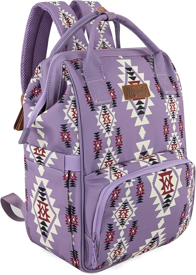Montana West Wrangler Callie Diaper Bag Backpack with Stroller Straps Multifunction Baby Travel Bag WG2204-9110LV