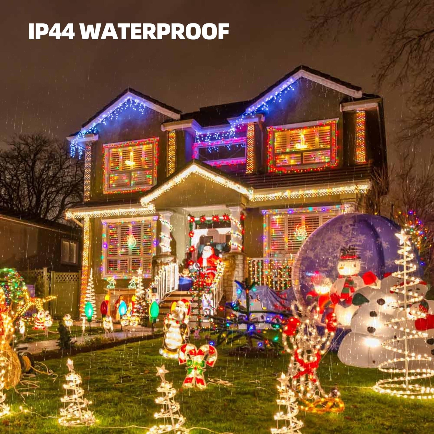 Tw Shine Warm White Christmas Lights  3 Pack Total 60Ft 300 Count Incandescent Mini Tree String Lights  Waterproof Christmas Decorations For Outdoor Indoor Xmas Patio Home Party Garden Yard Decor