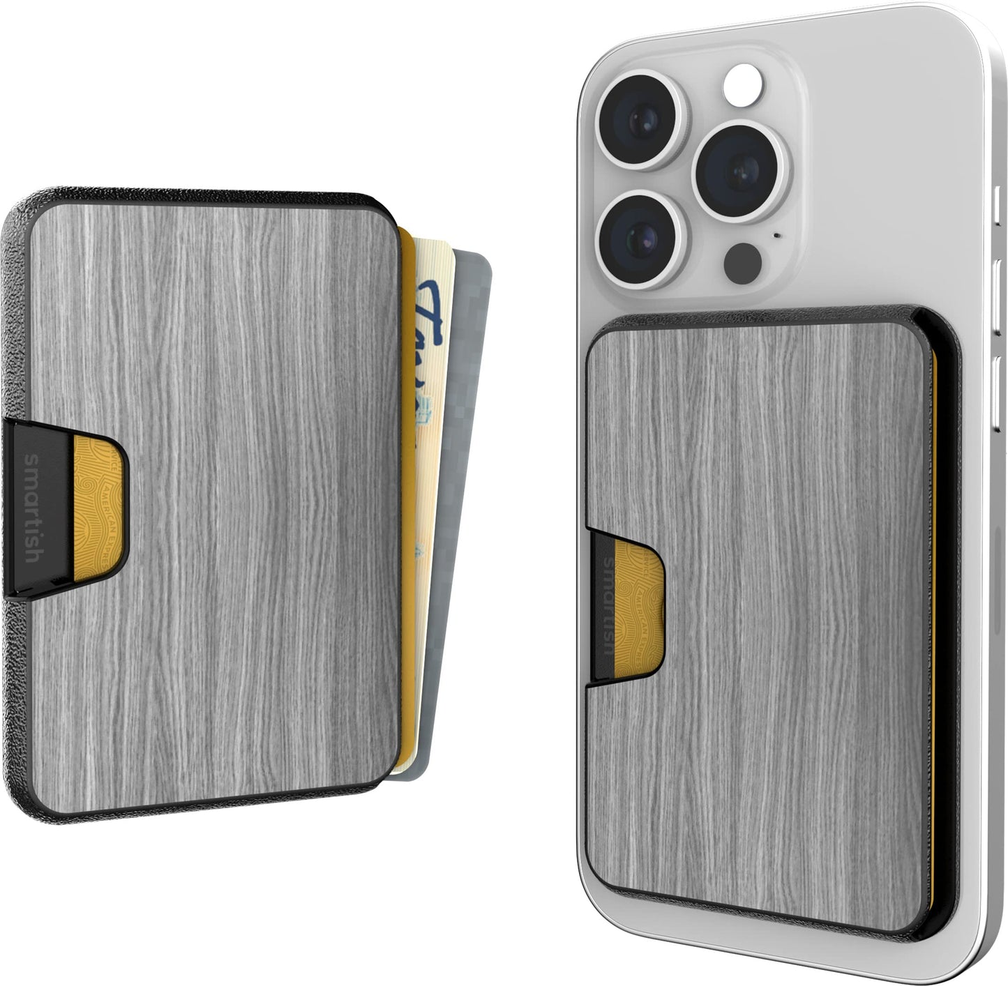 Smartish Wallet For Magsafe Iphones - Side Hustle - Slim Detachable Magnetic Card Holder For Apple Iphone 17/16/15/14/13/12/13/1