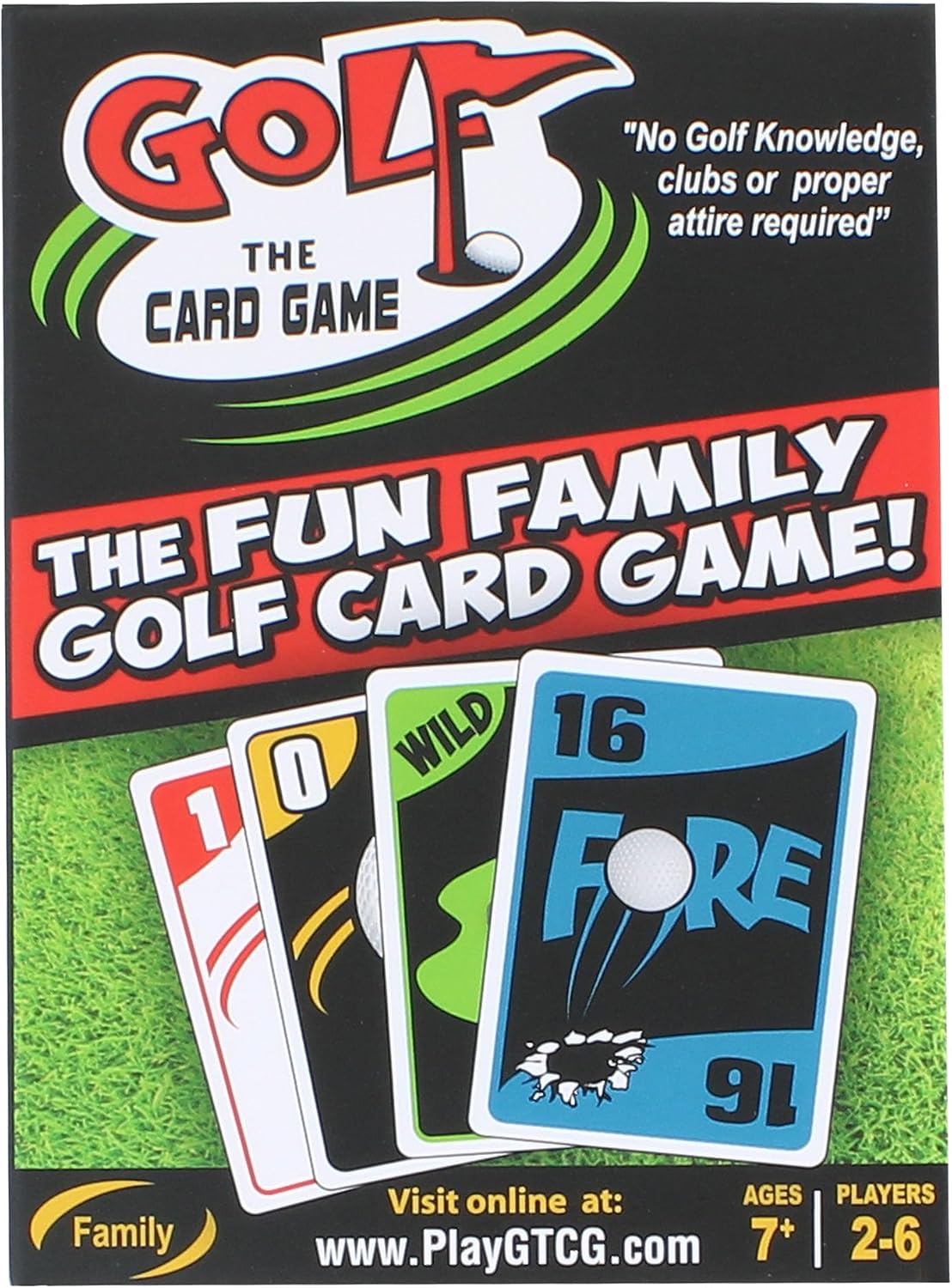 Family Card Game for Ages 7+ 2–6 Players, Easy Strategy, Mulligans & Fore Cards