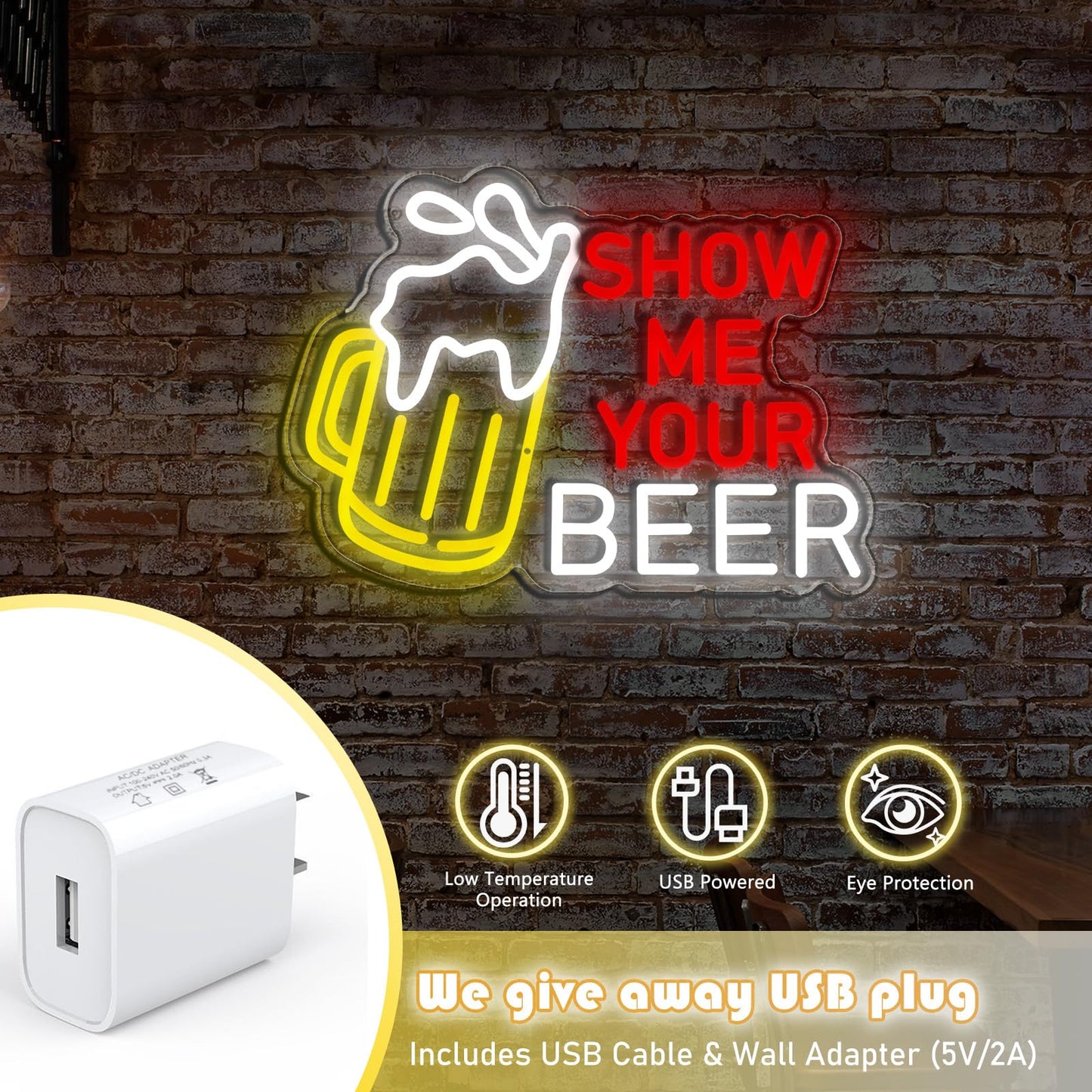Ao Yee Zgl malt-inspired Neon Sign For Wall Decoration  Neon Sign For Bedroom  Led Sign For Bar Restaurant Christmas Birthday Party Gift Led Home Wall Art Decoration
