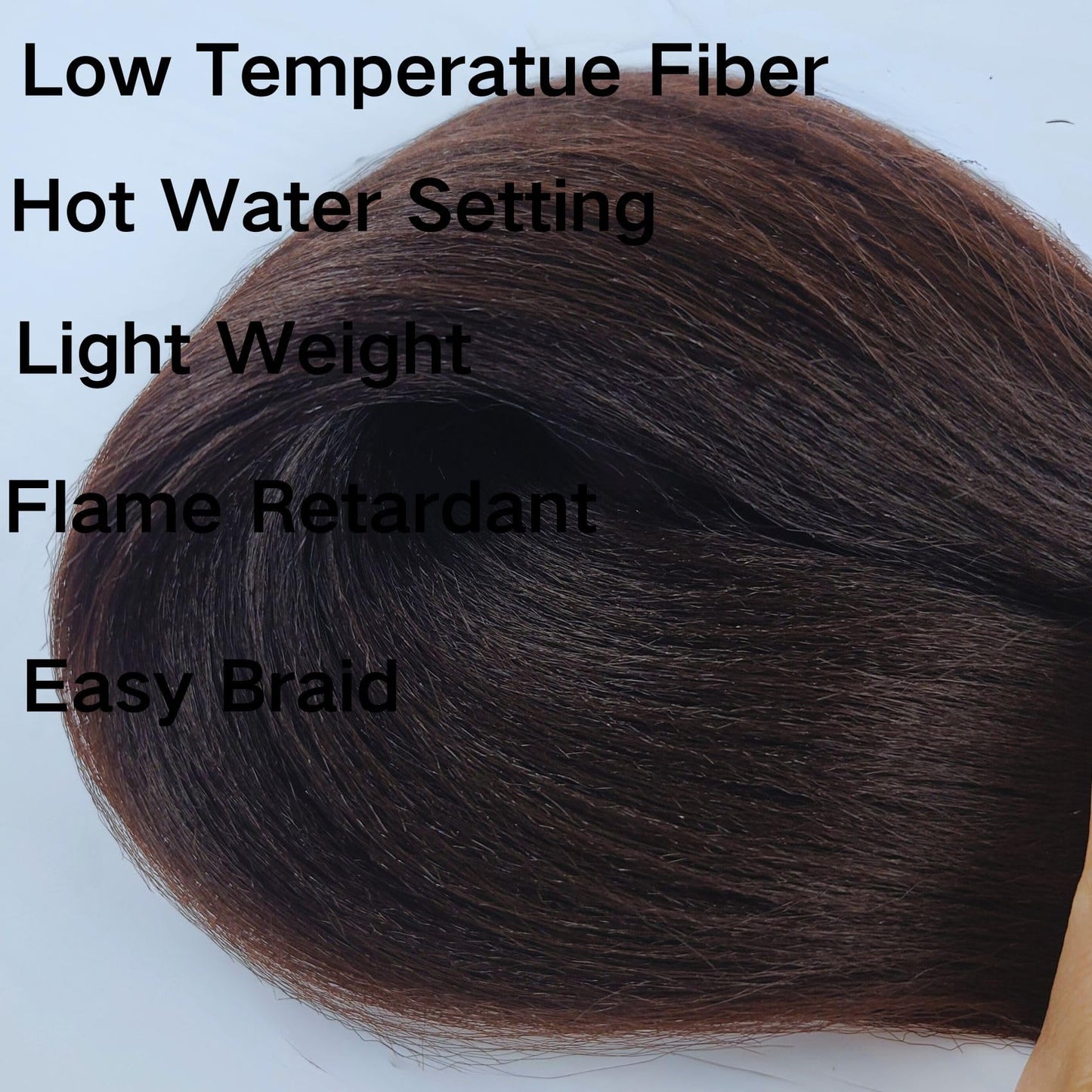 Kids Braiding Hair Pre stretched Color 4 Braiding Hair 16 inch for Kids Girls