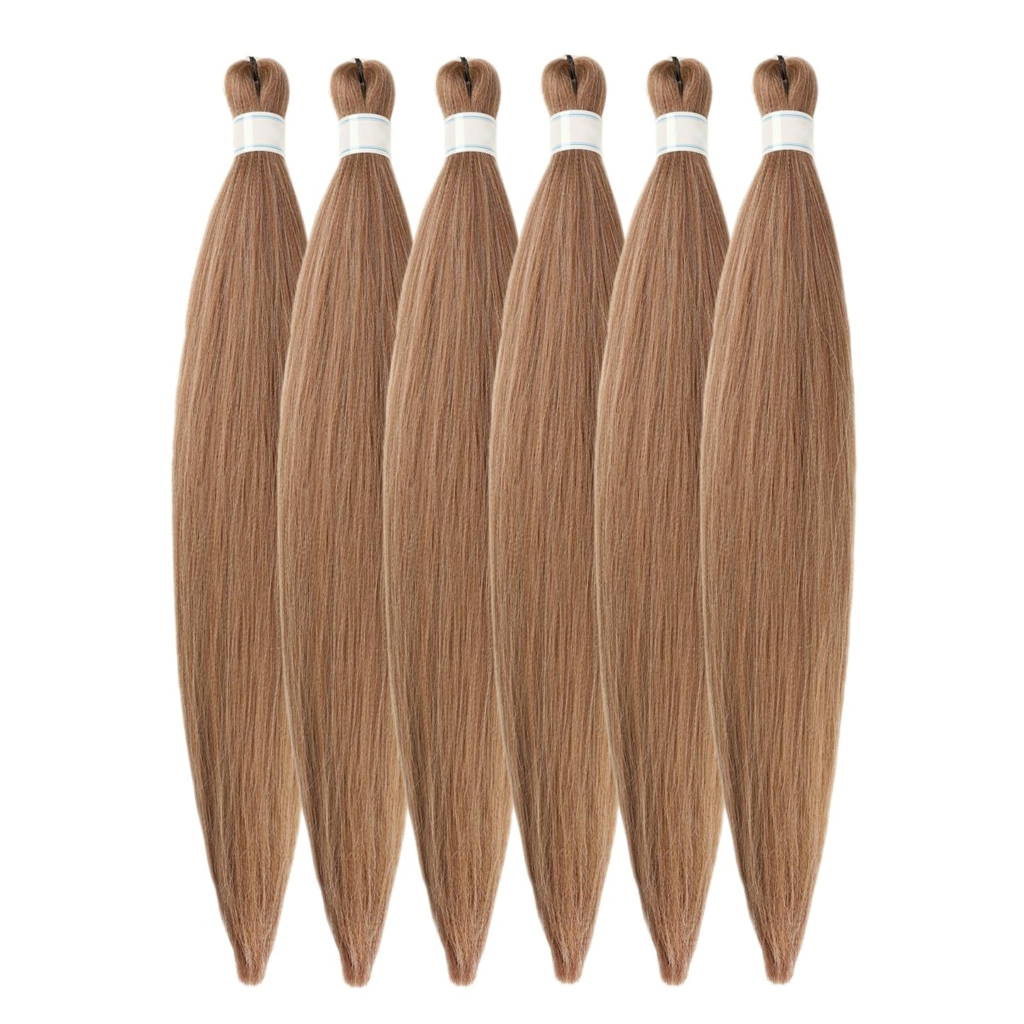Brown Blonde Braiding Hair Pre Stretched for Knotless Box Braids 27/30/613 Mixed Box Braids Hair Extension for Braiding