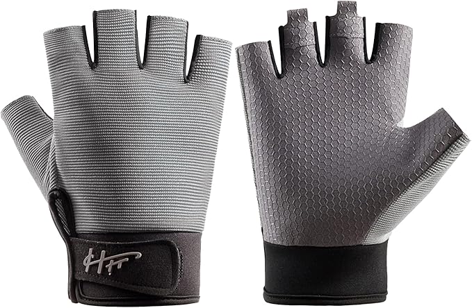 SUJAYU Fingerless Gloves - Multipurpose Water & Sports Gloves for Fishing, Sailing, Rowing, Kayaking & More - Men & Women