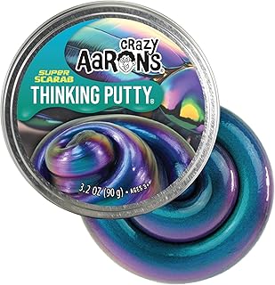 Crazy Aaron's Thinking Putty - Super Scarab - Multi-Color Sensory Putty for Kids and Grown ups in a 4" Tin - Creative and ...