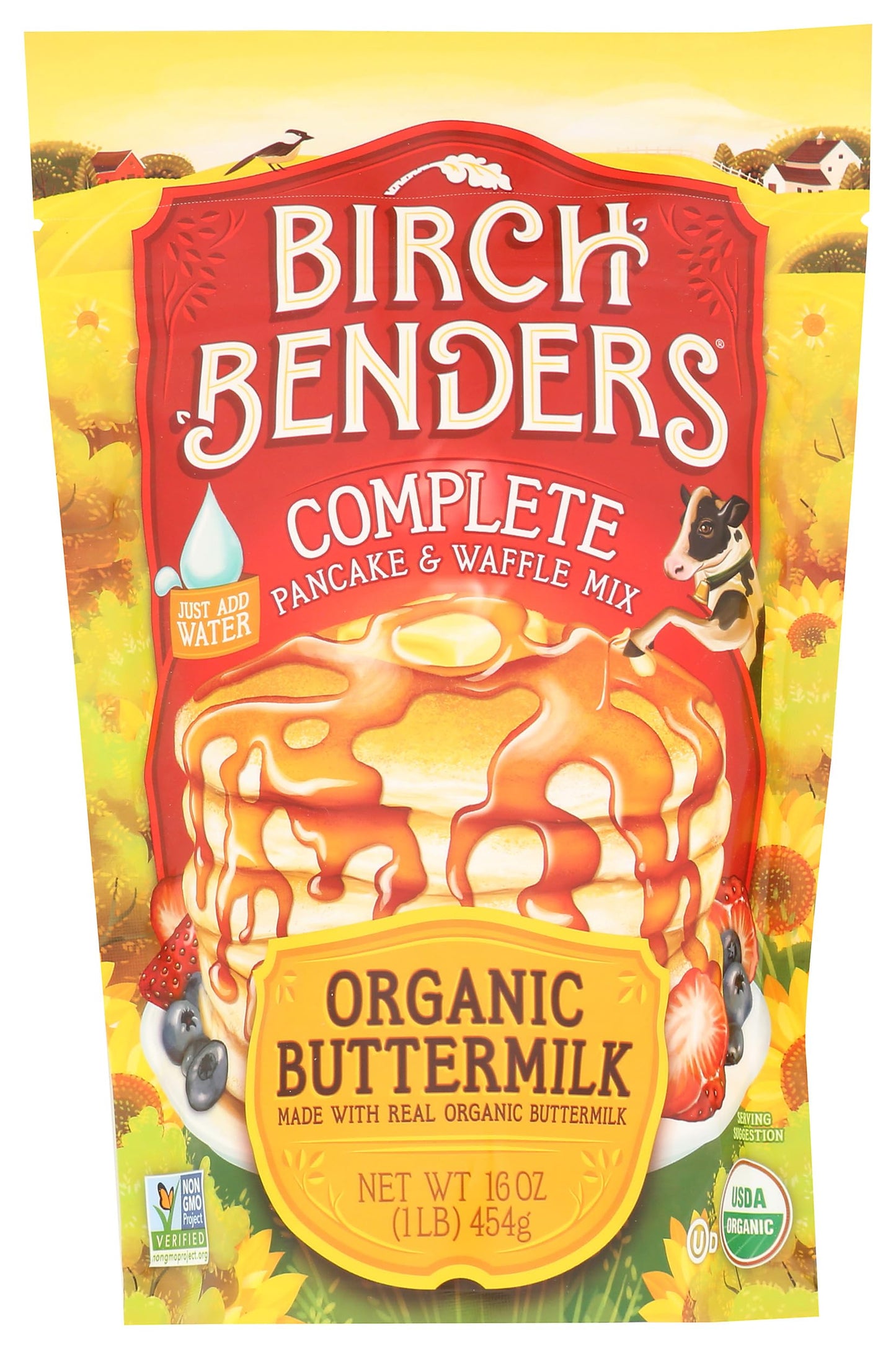 Birch Benders Organic Buttermilk Pancake And Waffle Mix, 16 Oz