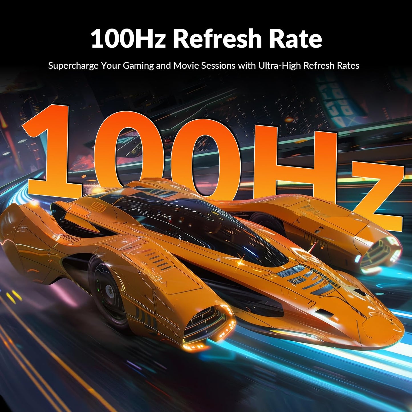 Great voell 27 inch Gaming Monitor IPS 100Hz Computer Monitor Full HD 1920 x 1080P with HDMI VGA Interface Eye Care Frameless 100 x 100mm VESA with 3-Side Virtually Borderless Design