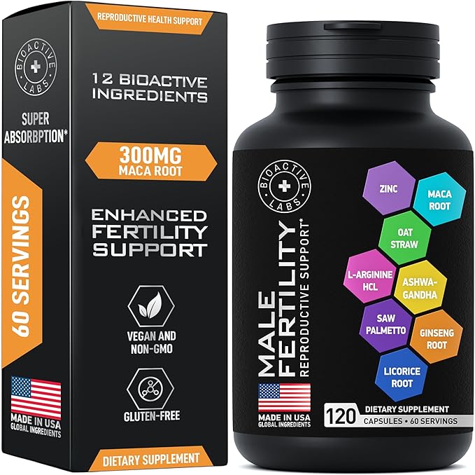 Fertility Supplements for Men and Dental Probiotics in Tins Male Bundle