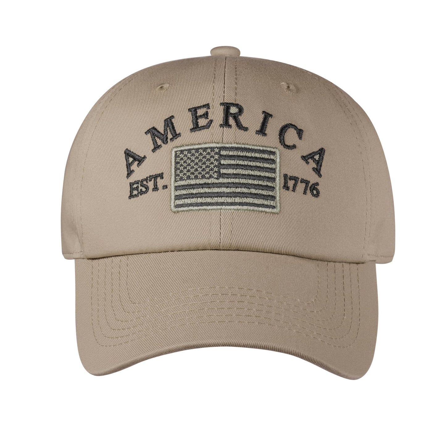 IIN American Flag Baseball Cap for Men Women Low Profile USA Army Tactical Operator Military Plain Dad Hat