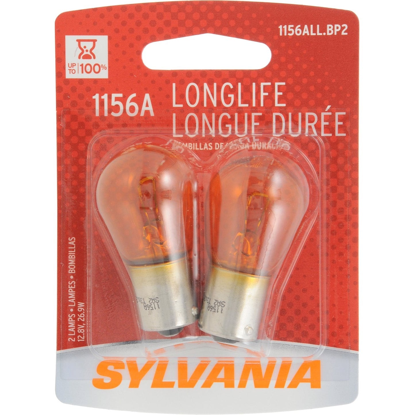 Sylvania 1156A Long Life Miniature Bulb  (Contains 2 Bulbs)