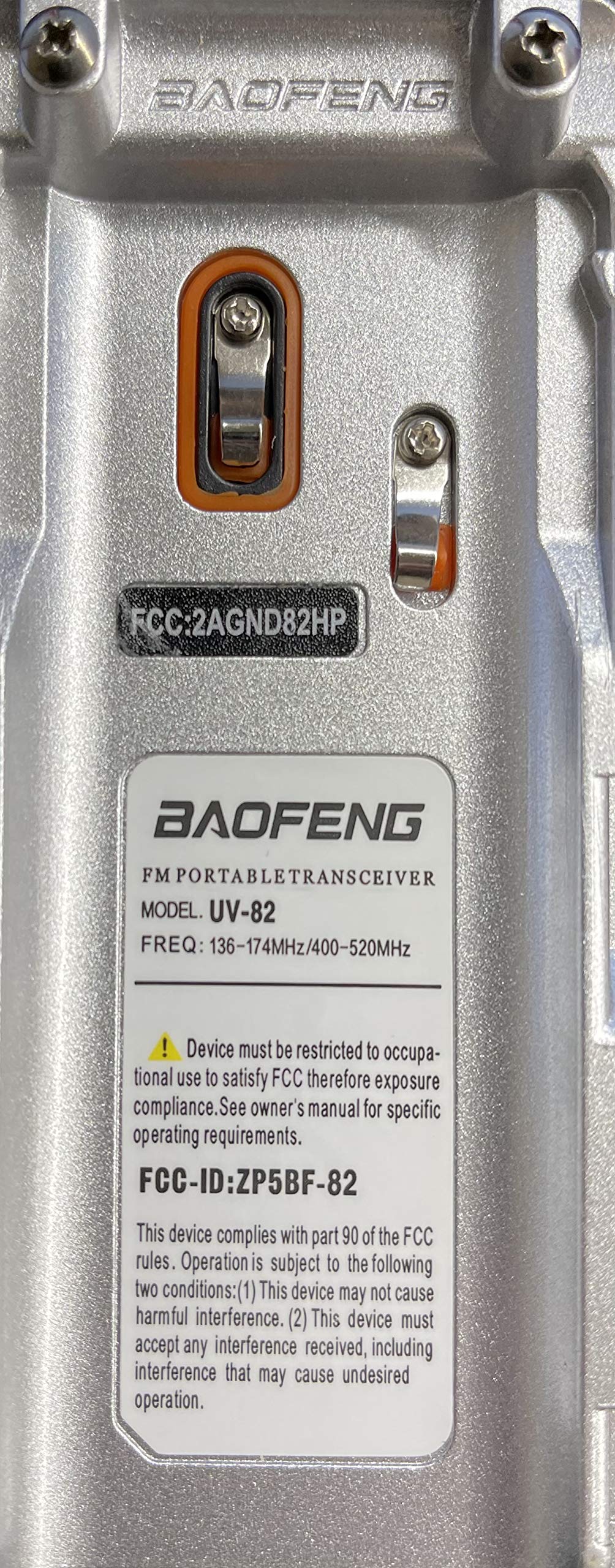 BaoFeng UV-82HP (RED) High Power Dual Band Radio: 136-174mhz (VHF) 400-520mhz (UHF) Amateur (Ham) Portable Two-Way
