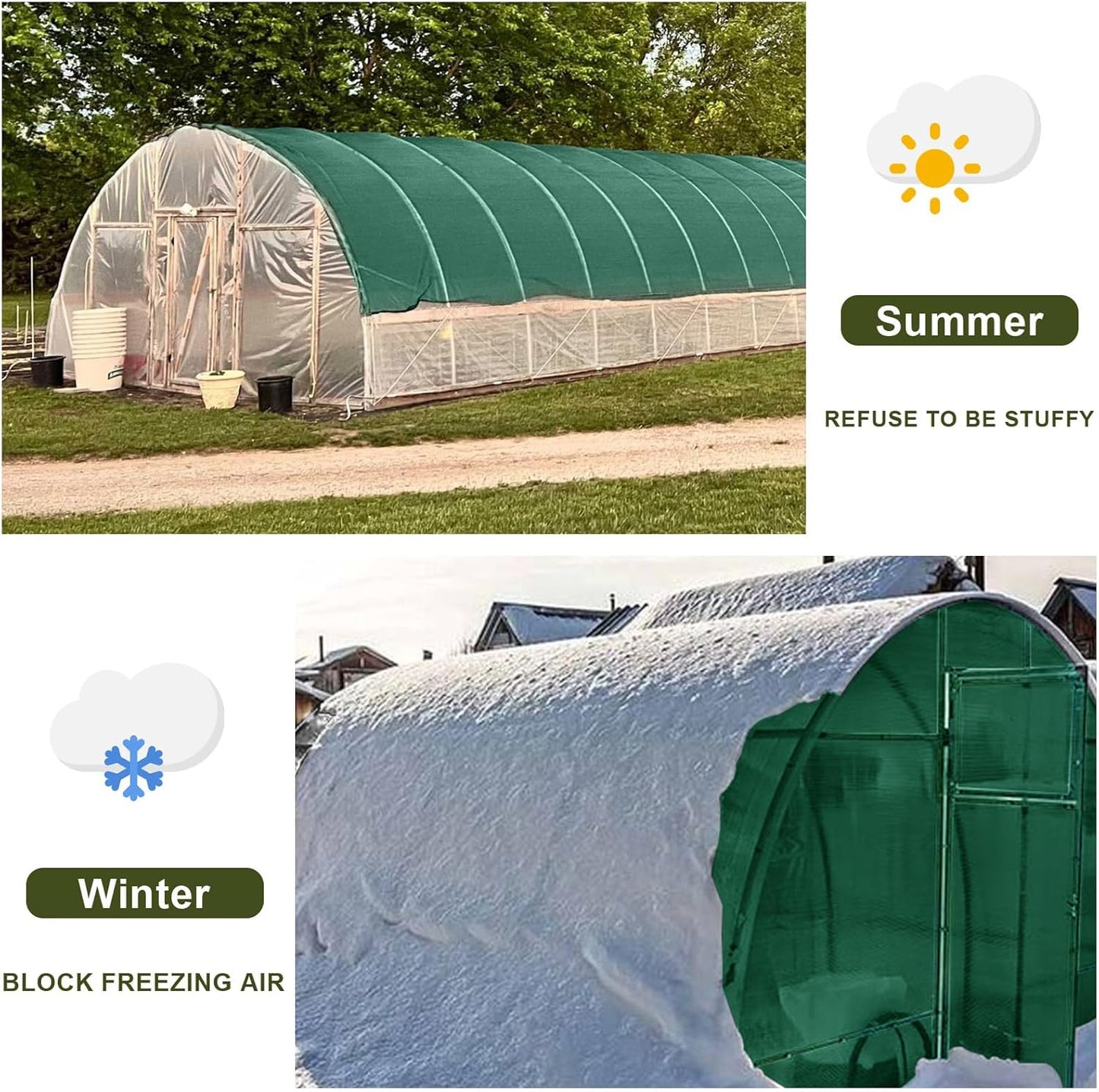 LOVE STORY 6x12FT 70% Green Shade Cloth Sun Shade Net with Grommets Sunblock Net Mesh Tarp for Garden,Plants Cover,Greenhouse and Patio