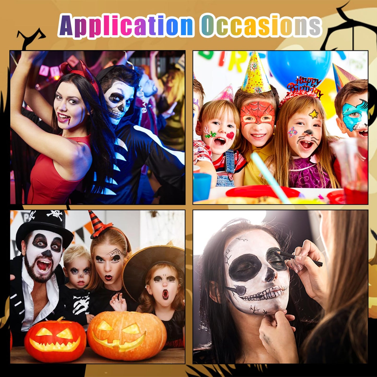 SOVONCARE Oil Based Face Painting Kit Professional for Kids