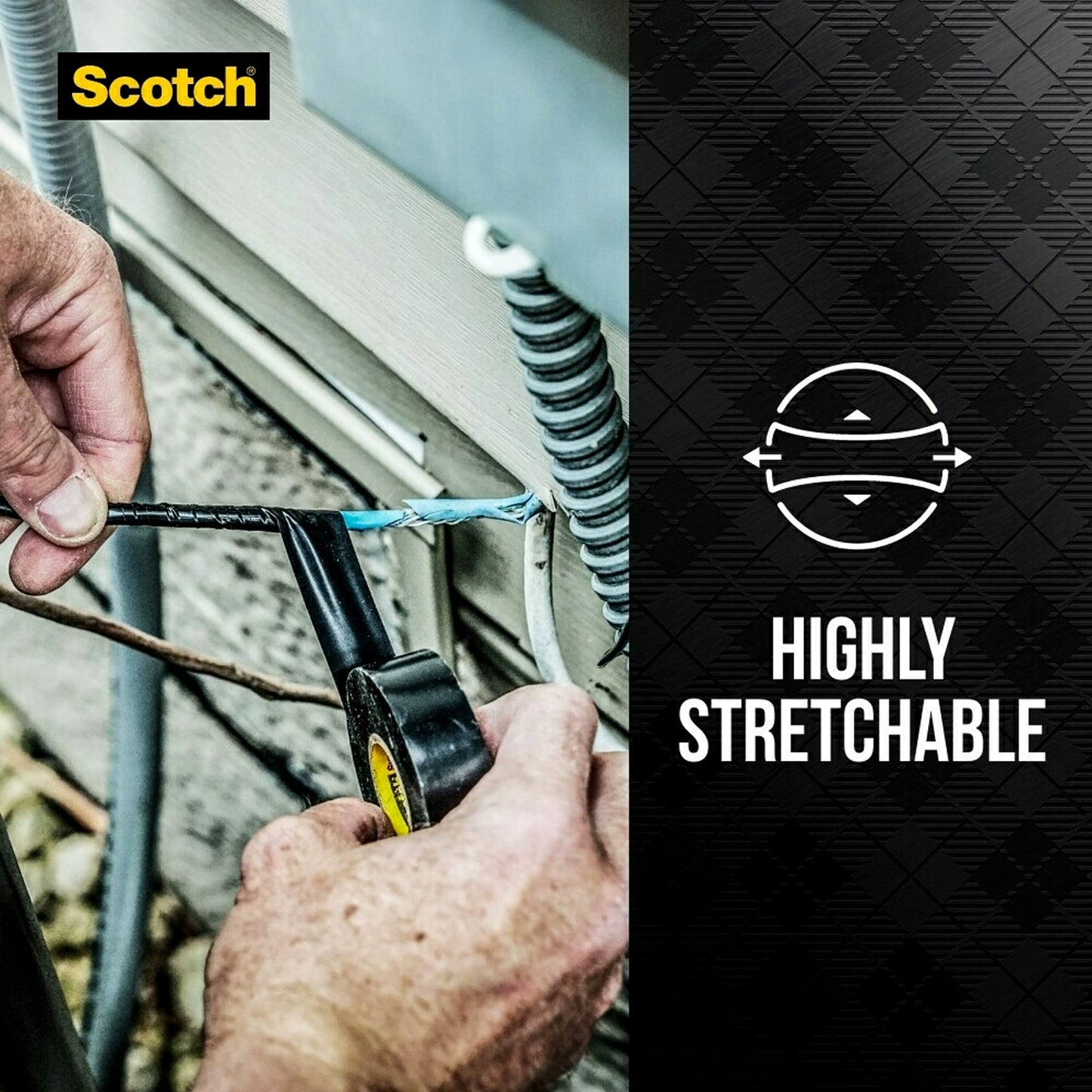 Scotch 3M Super 33+ Vinyl Electrical Tape, .75-Inch x 66-Foot, Pack of 10 Rolls, Insulates and Protects Against Abrasion and Moisture, Protective Jacketing up to 600V Splice Insulation (6132-BA-10)
