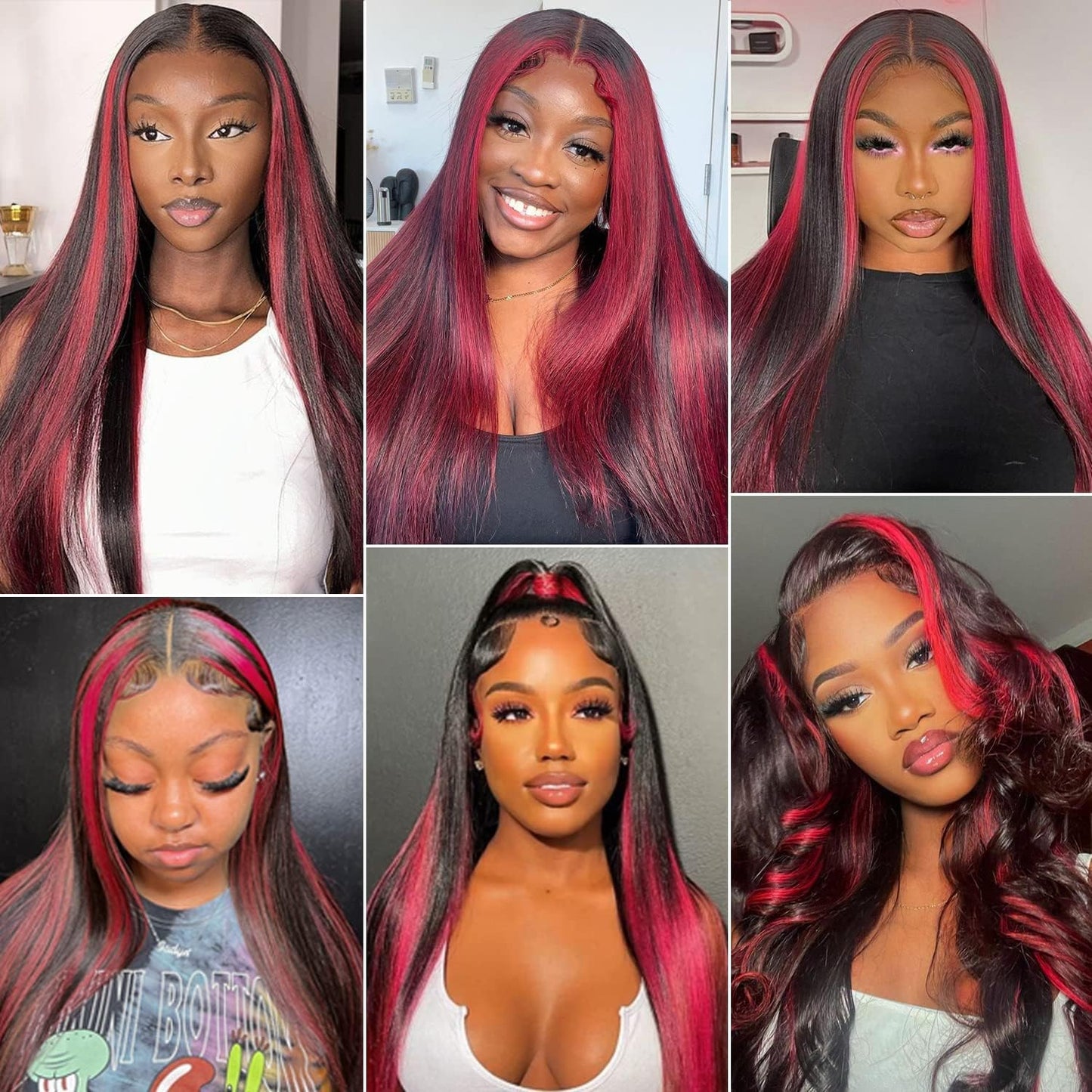 Lagalaga Bundles Human Hair 12 14 16 Inch Straight Burgundy P1B/99J Human Hair Bundles Unprocessed Brazilian Virgin Hair Quick W