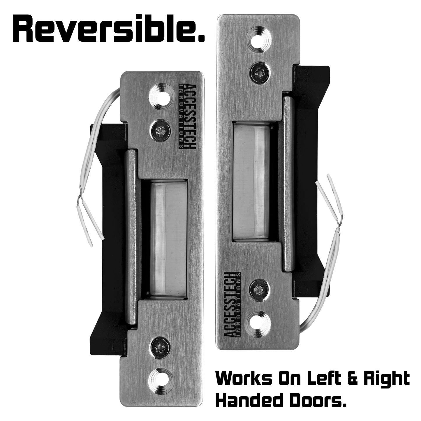 Heavy Duty Electric Strike Door Lock ANSI Standard Access Control System | 2,200+ LBS | Fail-Secure/Fail-Safe Adjustable | 12VDC Input Voltage | AccessTech Innovations | Model: 300