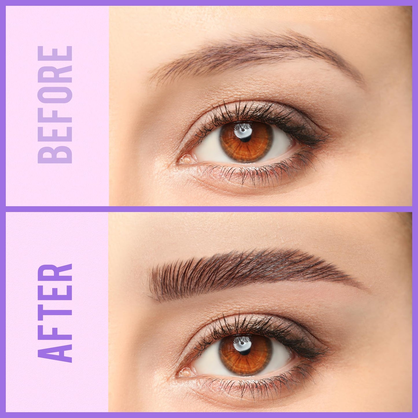 iMethod Eyebrow Pen and Eyebrow Gel - Eyebrow Pencils for Women with 4-Fork-Tip & Brow Gel Clear, Magical 2-in-1 Dual-Ended Brow