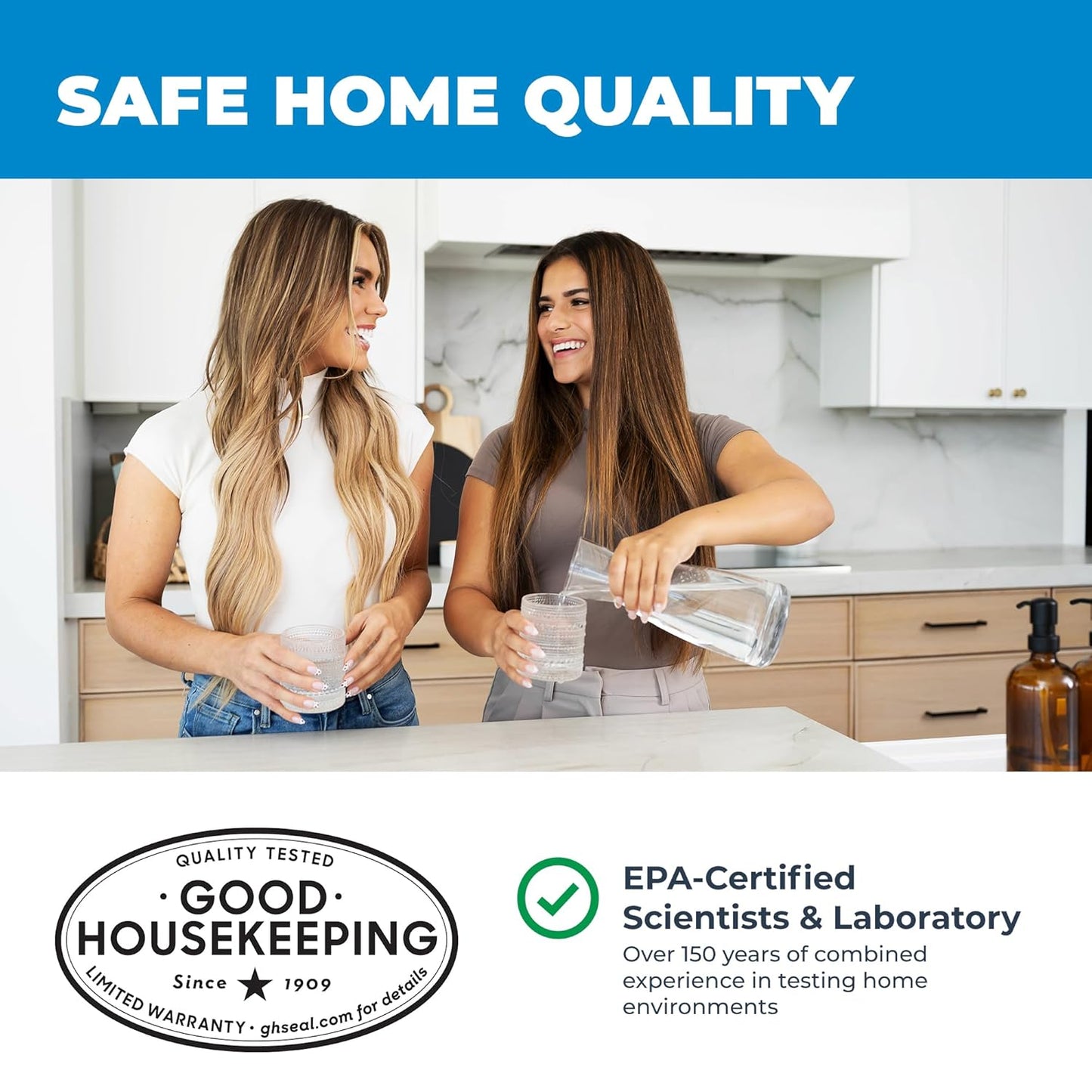 Safe Home® DIY Glyphosate Test Kit – Test for Toxic Herbicide (Glyphosate) in Water, Soil, Fruits, Vegetables, and More – 5 Minute Test – Detection to 200 PPB - (2 Pack)