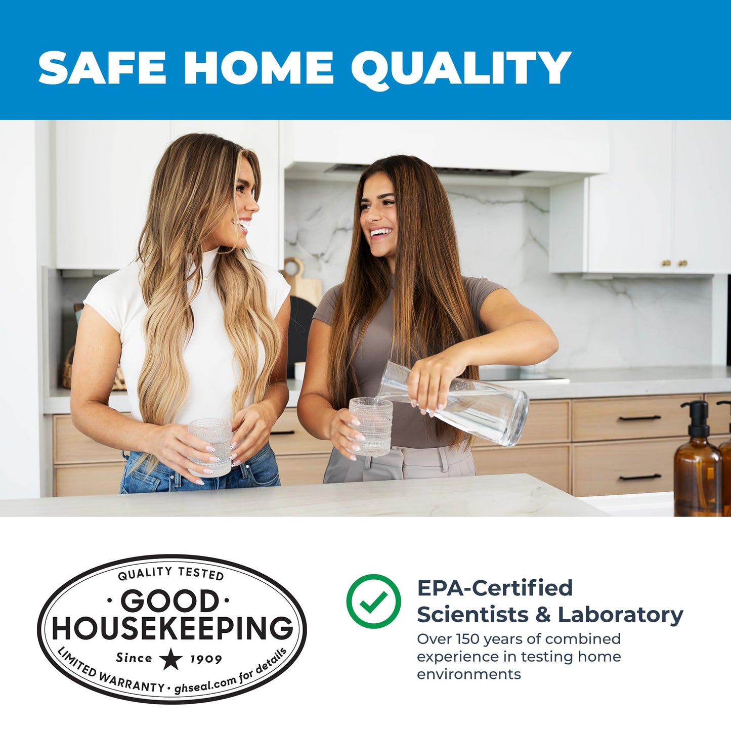 Safe Home® DIY Lead in Drinking Water Test Kit – Advanced Detection to 4 PPB – 5-Minute Test – 3 Levels of Test Results – EPA Lab Certified – Made in The USA – (1 Pack)
