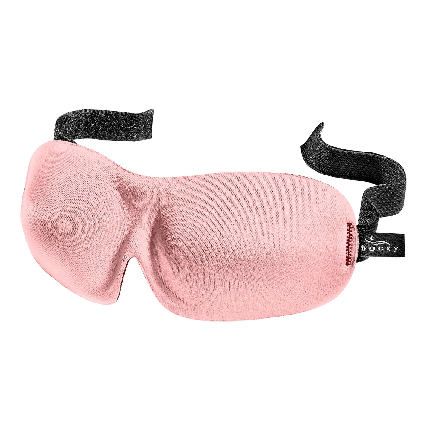 Bucky 40 Blinks No Pressure Solid Eye Mask for Sleep & Travel, Peony Pink, One Size