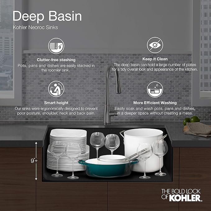 Cairn Undermount Single-bowl Farmhouse Kitchen Sink