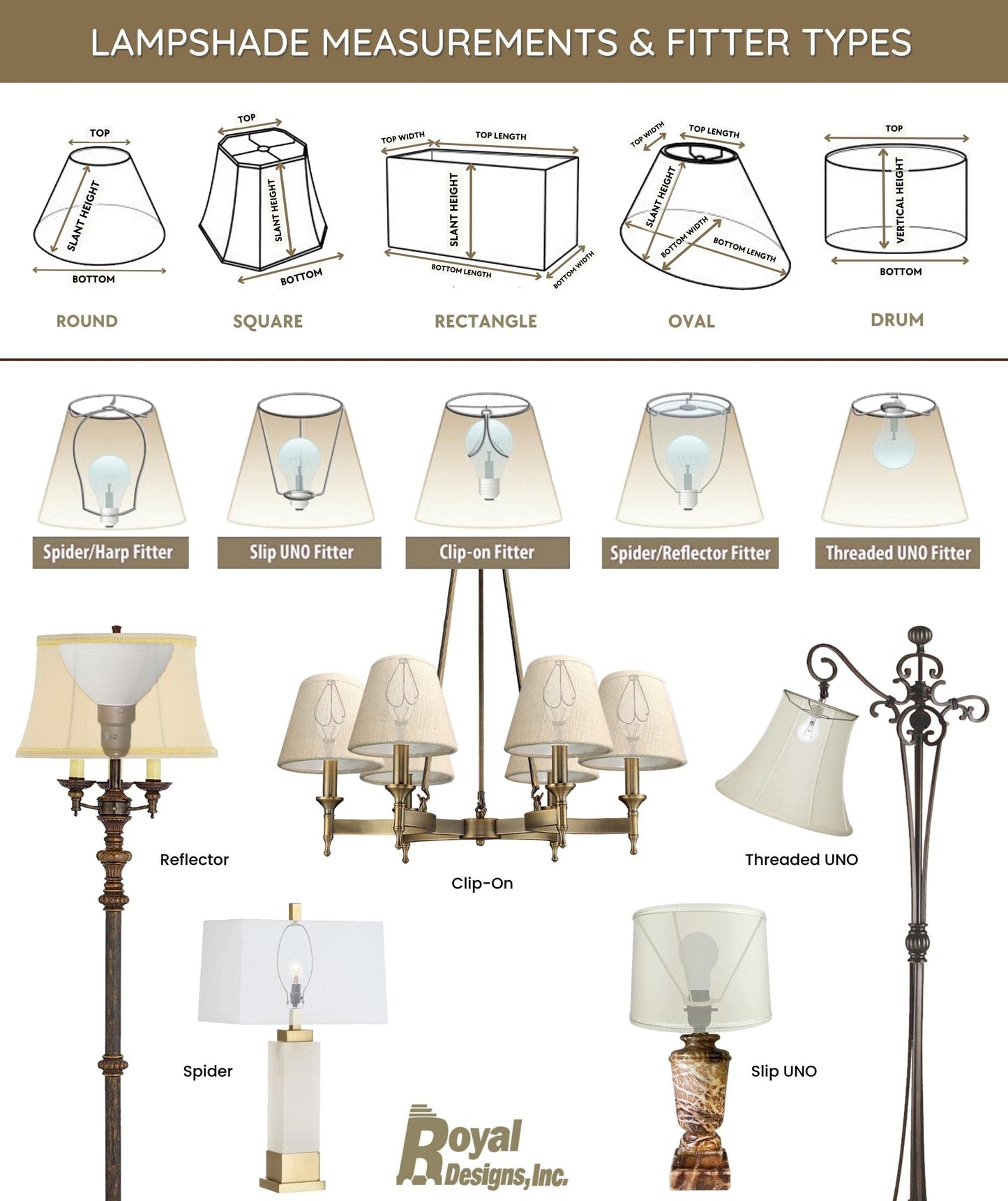 Royal Designs, Inc. Lamp Shade, Flare Bottom Scalloped, 5 x 10 x 8, Eggshell, 2-Pack, Model BSO-701-10EG-2