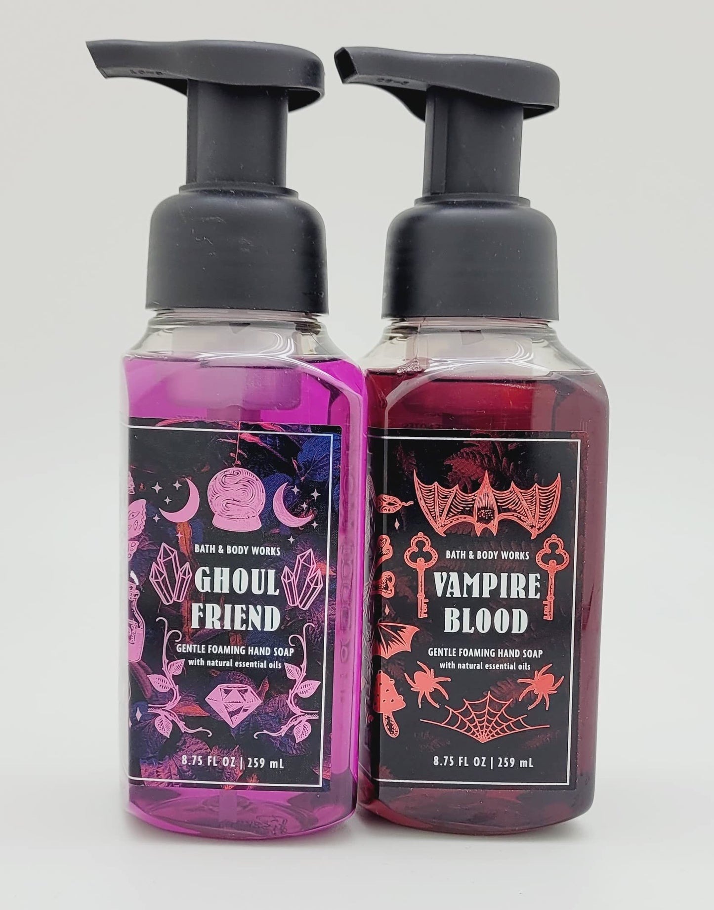 Ghoul Friend & Vampire Blood - 2 PC Bundle - Gentle Foaming Hand Soap, 8.75 fl oz each