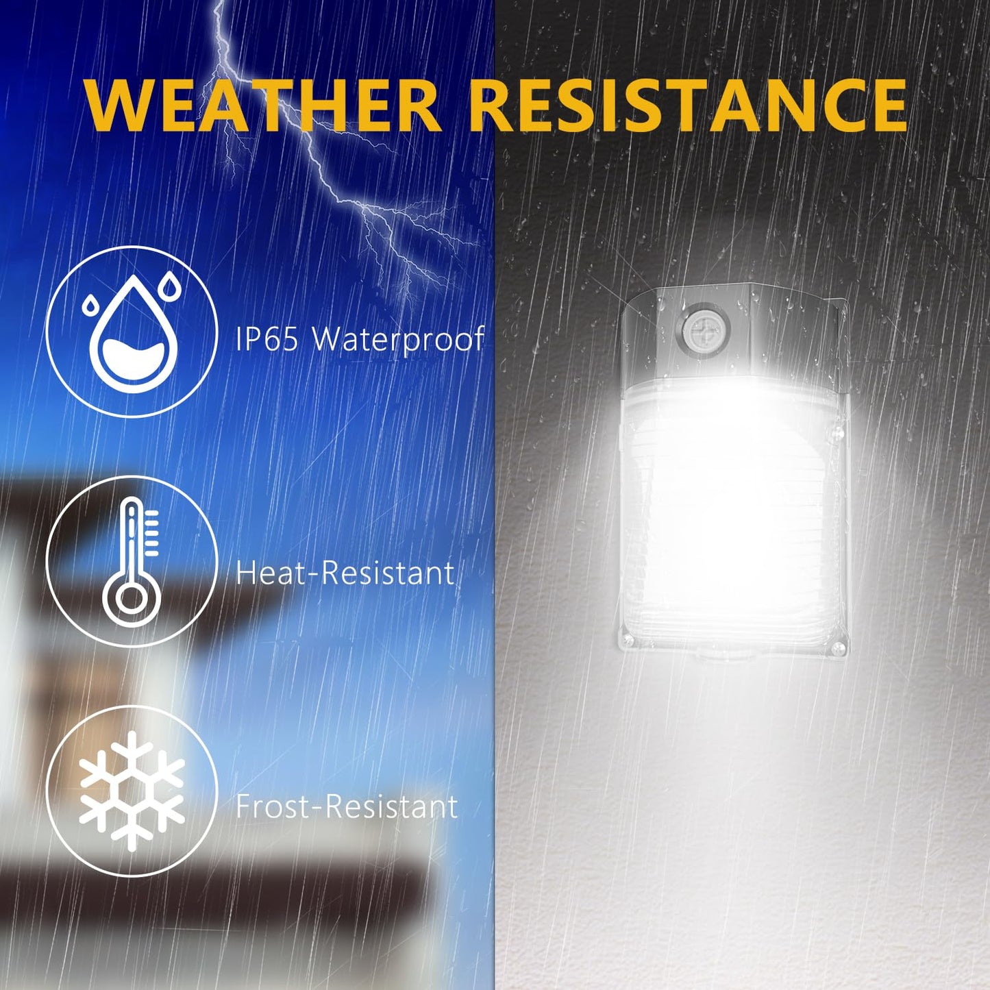 Jc-Lgl 30W Led Wall Pack Light  3600Lm  5000K Daylight  120Vac Led Porch Lights  Ip65 Waterproof Outdoor Security Lighting For Garage Warehouse Garden  Etl Certified  1 Pack