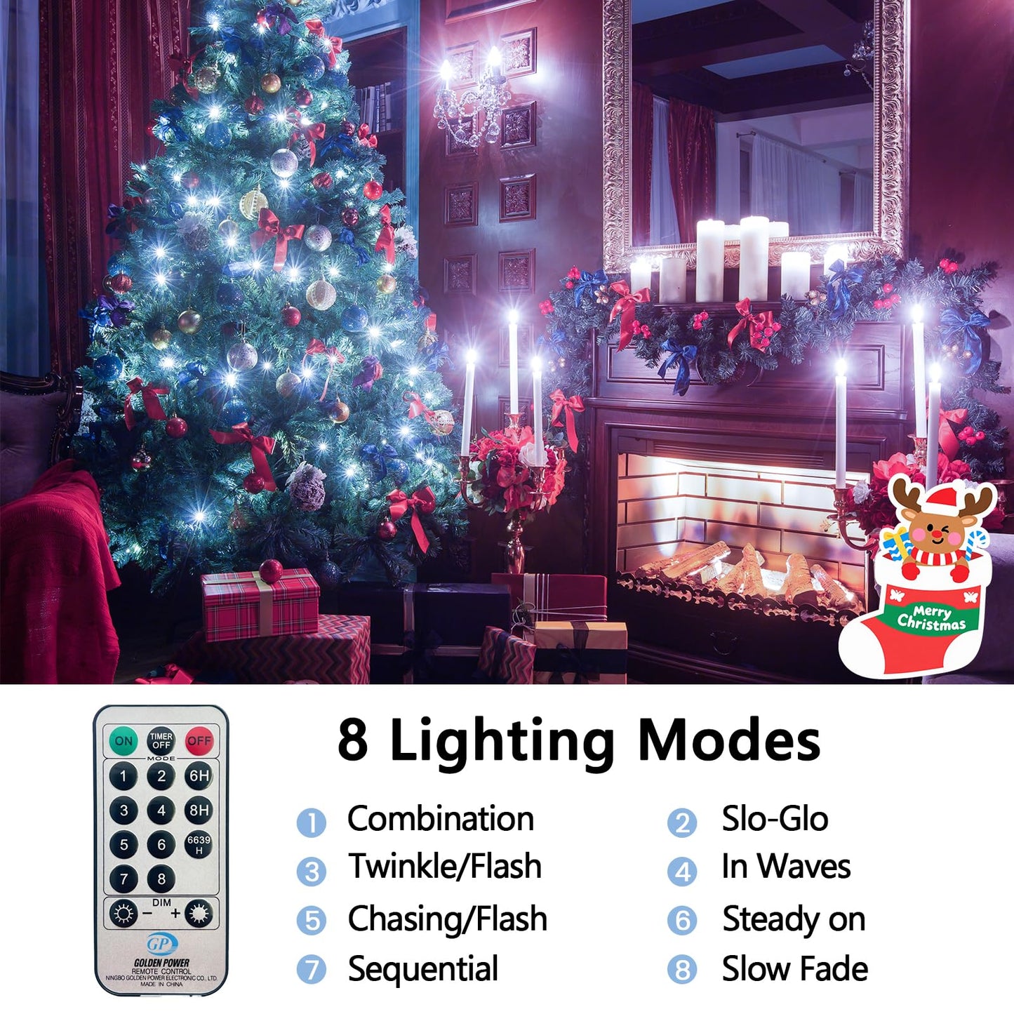 50Ft 1000 Led Cluster Christmas Lights  Christmas Tree Lights Outdoor Indoor With 8 Modes & Timer & Remote  Fire ers String Lights Waterproof For Garland Party Xmas Decorations  Cool White
