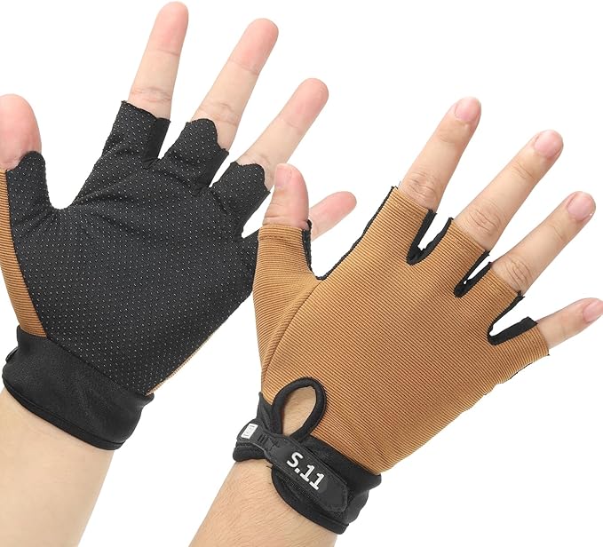 PATIKIL Workout Gloves, Weight Lifting Gym Sports Gloves for Men & Women, Black, Unisex-Adults