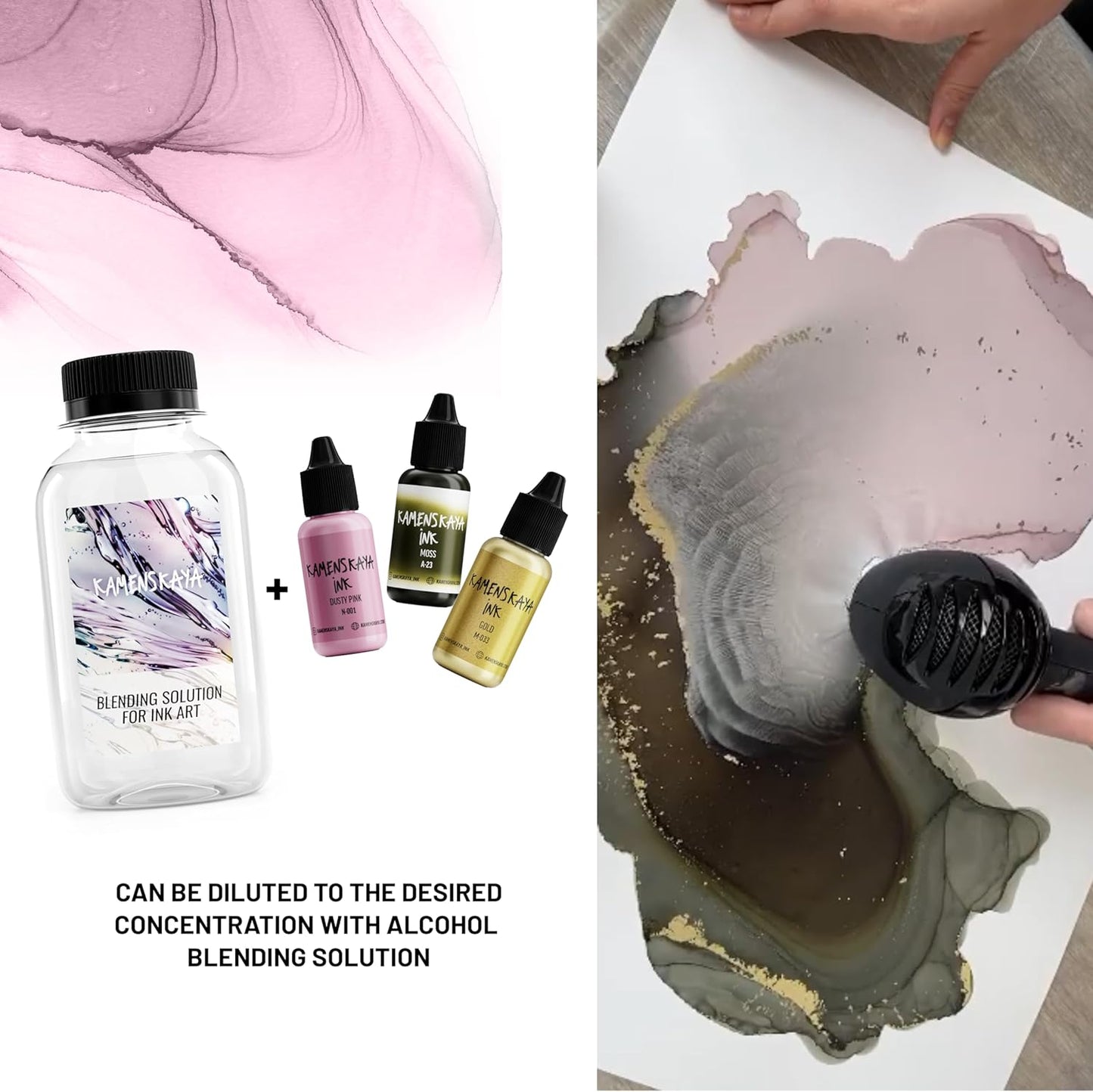 Alcohol Ink Set - 34 Color Variations - Set #23-4 Alcohol Inks x 0.51 fl oz (15 ml)