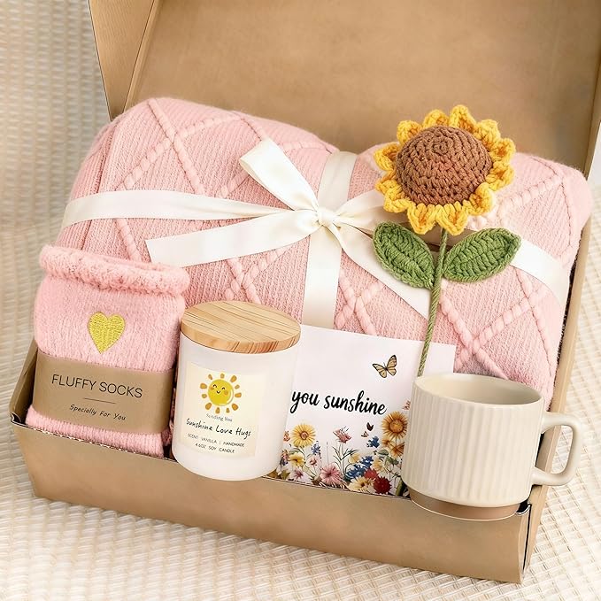 JOYIT Get Well Gifts for Women - Care Package for Women, Get Well Soon Gift Baskets Self Care Gifts, Surgery Recovery Gift...