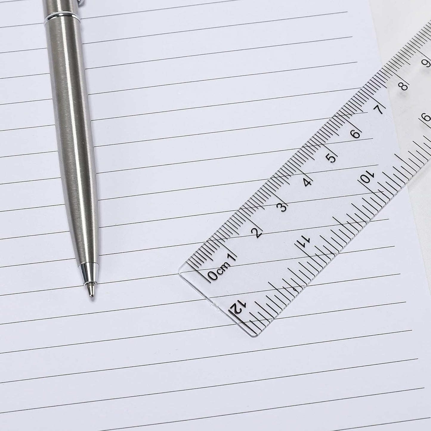 Ruler 12 Inch,Kid Rulers for School,Rulers Bulk for Classroom,8 Pack