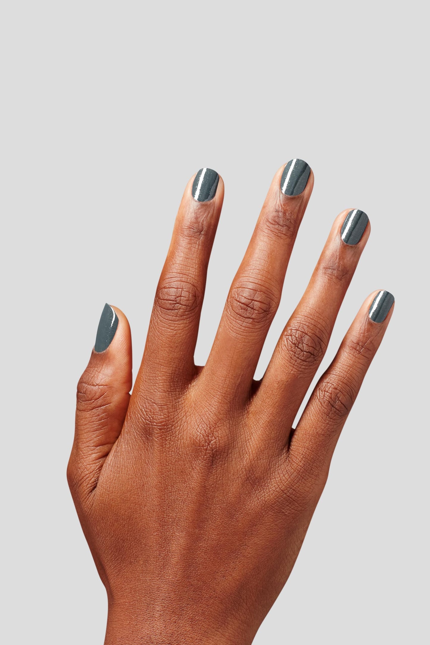 OPI Infinite Shine Get in Platform-ation | Opaque Dark Midnight Blue Silver Shimmer Long Wear Gel Like Nail Polish | What's Your