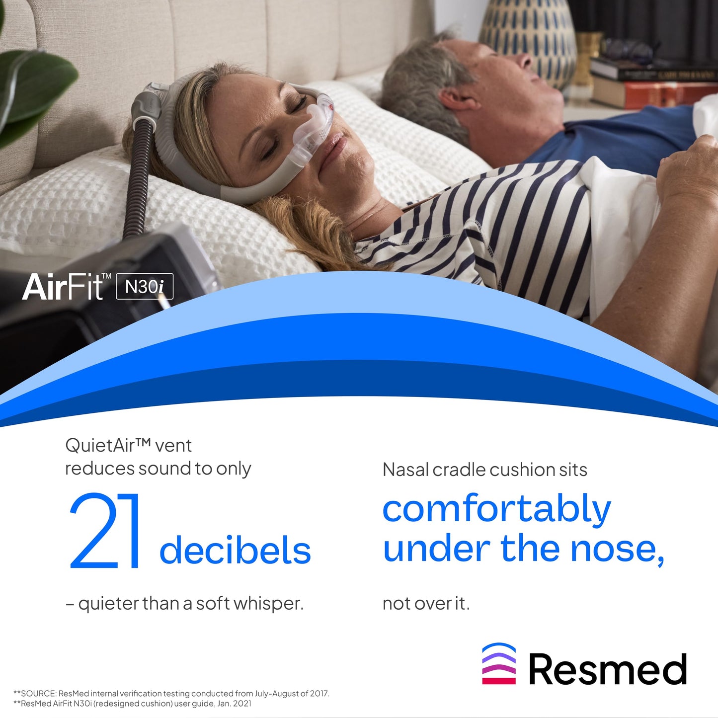 ResMed AirFit N30i Nasal Replacement Cushion - Small