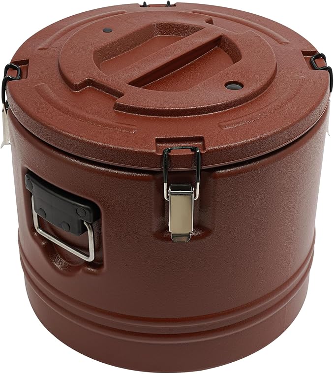 Insulated Soup Container 7.9 Gallon Commercial Food Warmer for Hot&Cold Food, Hot Box for Catering, Food Cooler Soup Carrier for Restaurant, Canteen 6H Insulation Time