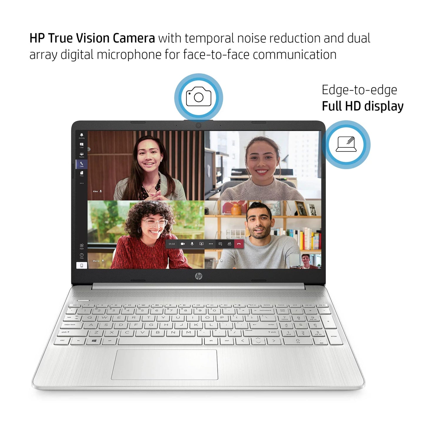 Hp Windows 11 Pro 15 15.6 Fhd Business Laptop Computer,11Th Gen Intel Core I5-1135G7, 16Gb Ram 1Tb Ssd, Intel Iris Xe Graphic, N