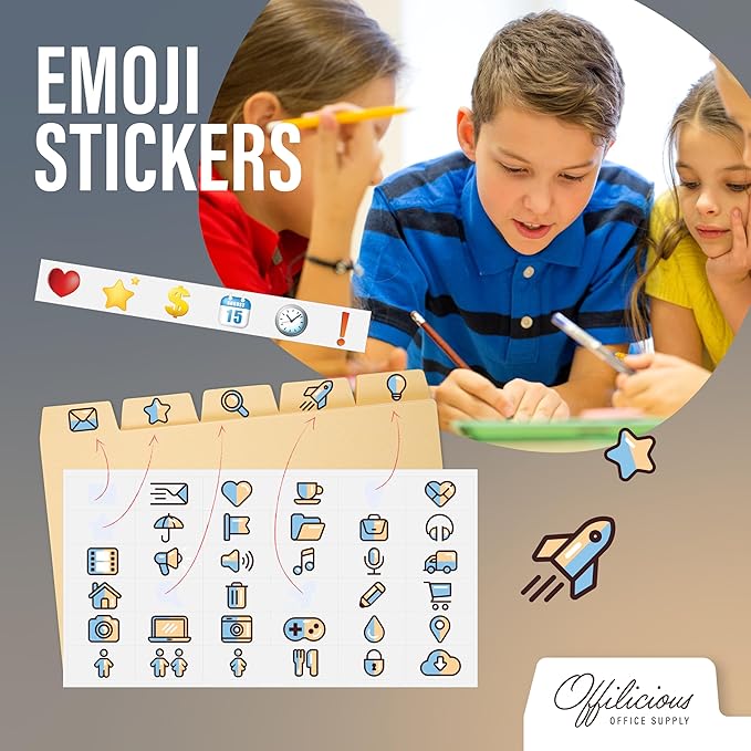 50 Heavyweight Manila Index Card Dividers with Tabs, 4x6 Blank, 108 Stickers - Monthly, Recipe & Greeting Card Dividers