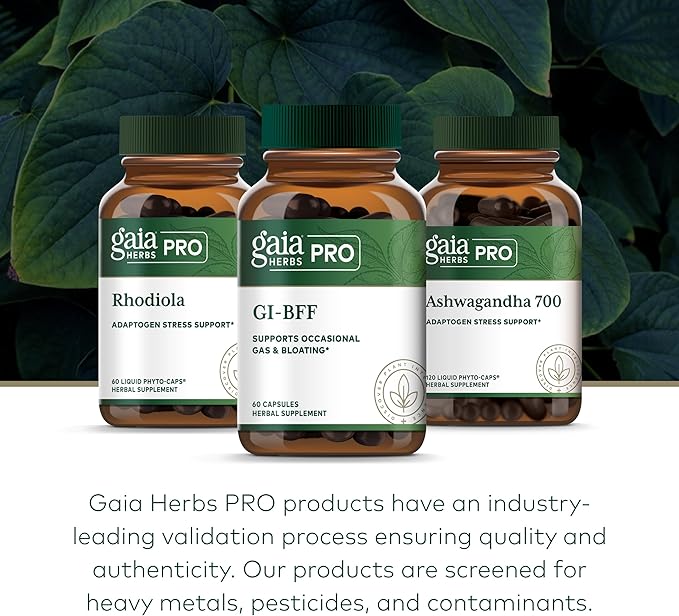 Gaia Herbs Pro GI-BFF Digestive Health Support Supplement* - GI Health Supplement with Organic Fennel & Cinnamon Bark - Benegut for Occasional Gas & Bloating* - 60 Powder Capsules (60 Servings)