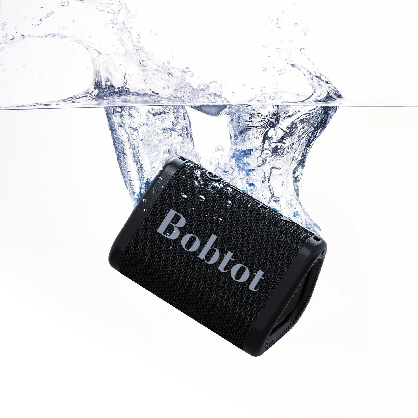 Bobtot Portable Bluetooth Speaker, Ipx7 Mini Speaker, Loud And Stereo Sound With Bass, 15H Playing Time, Tws Pairing For Travel,