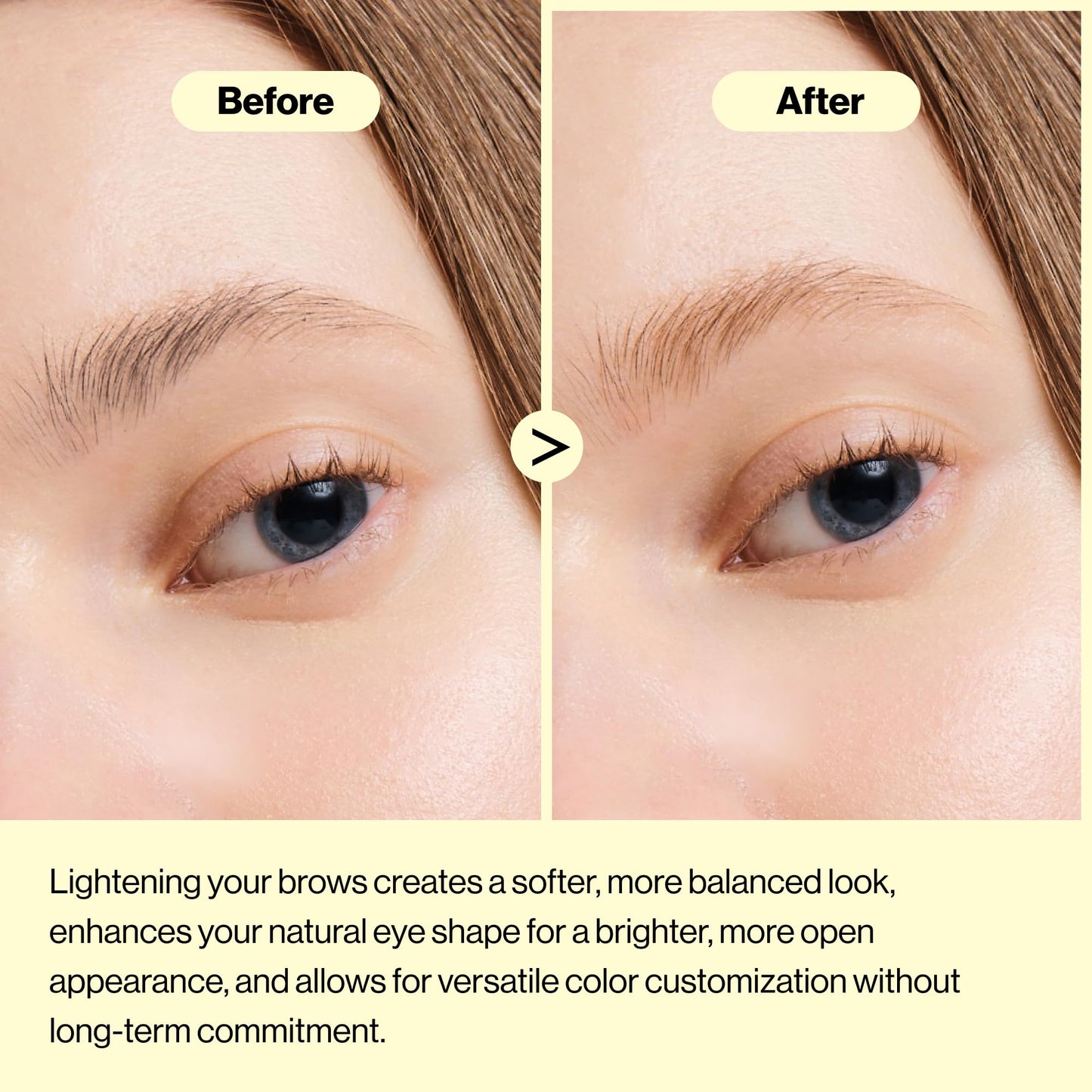 ENTROPY Makeup Brow Bleach Kit, Gentle & Effective Eyebrow Lightening Up-to 4 weeks for All Brow Types, Quick 5-Minute Applicati