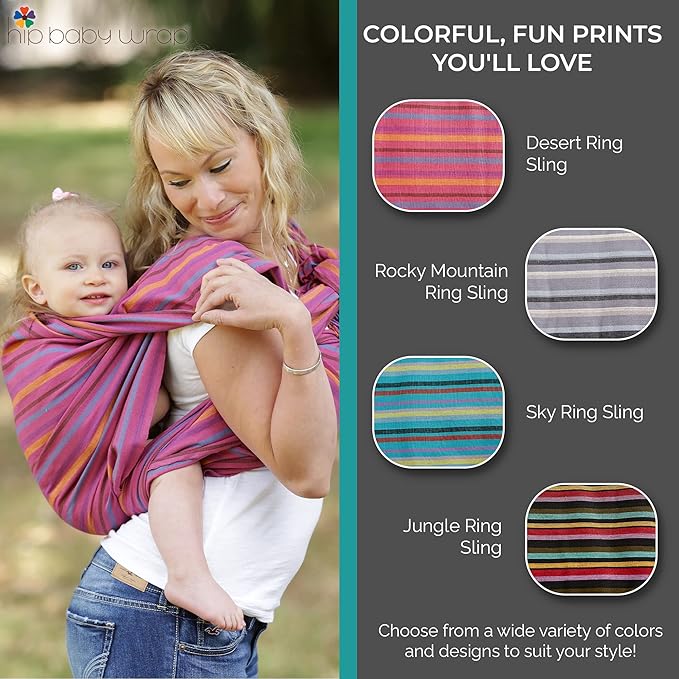 Hip Baby Wrap Woven Baby Carrier for Infants and Toddlers - Rocky Mountain