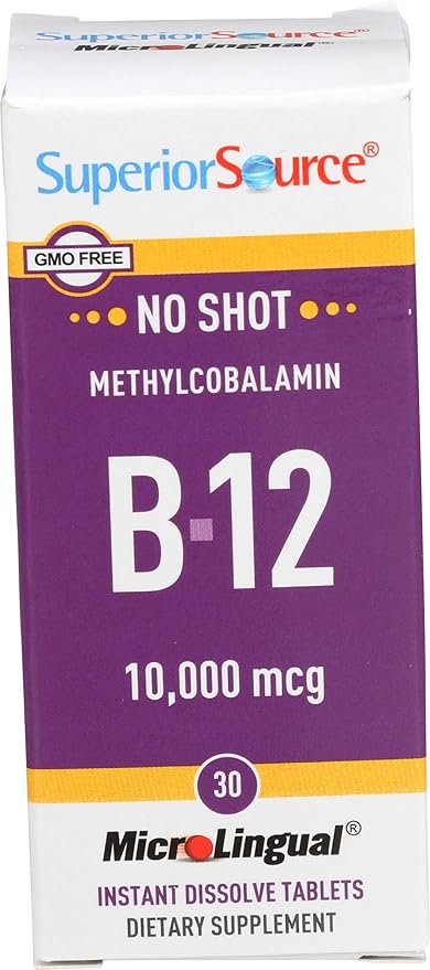 SUPERIOR SOURCE `Methyl B12 10;000Mcg`, 30 CT